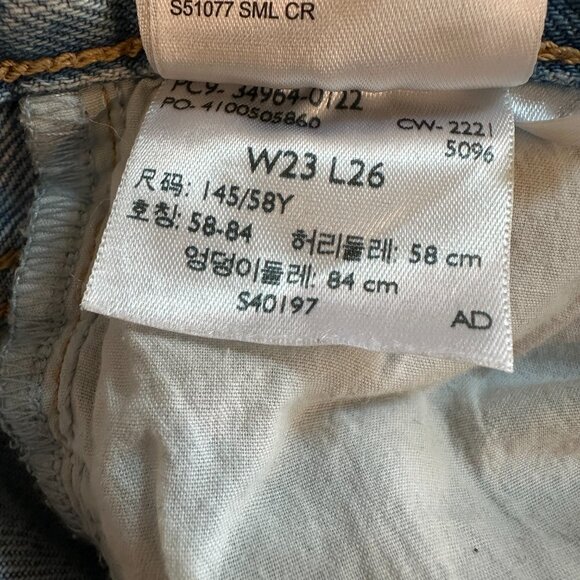 LEVI'S Wedgie Straight Fit in Luxor Empire - Size 23 - Picture 6 of 7
